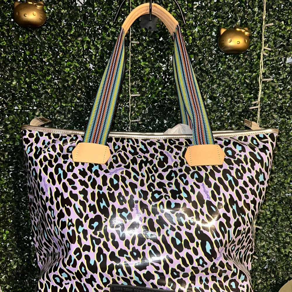 Consuela Dee Dee Tote Bag with Rainbow Straps